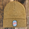 Apex Outfitter Oval Logo Beanie General Apex Outfitter & Board Co Wheat 