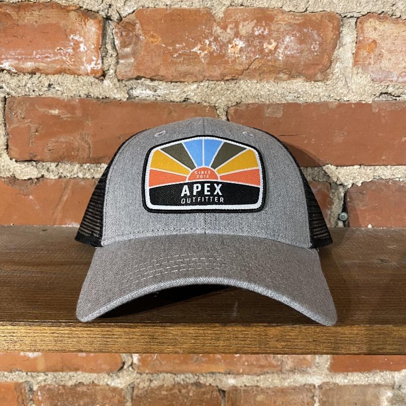 Apex Outfitter Sunset Logo Trucker General Pukka