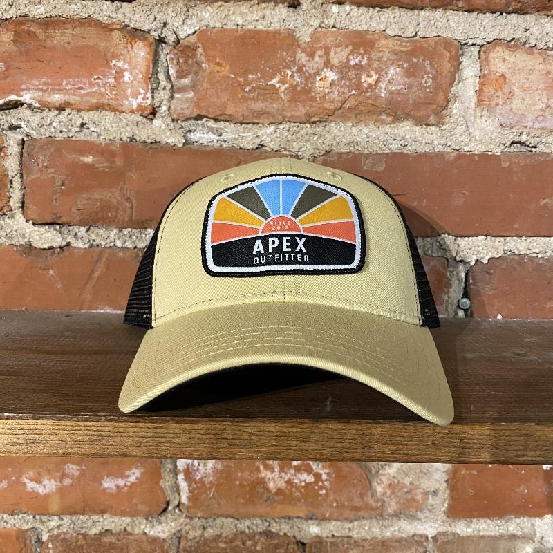 Apex Outfitter Sunset Logo Trucker General Pukka