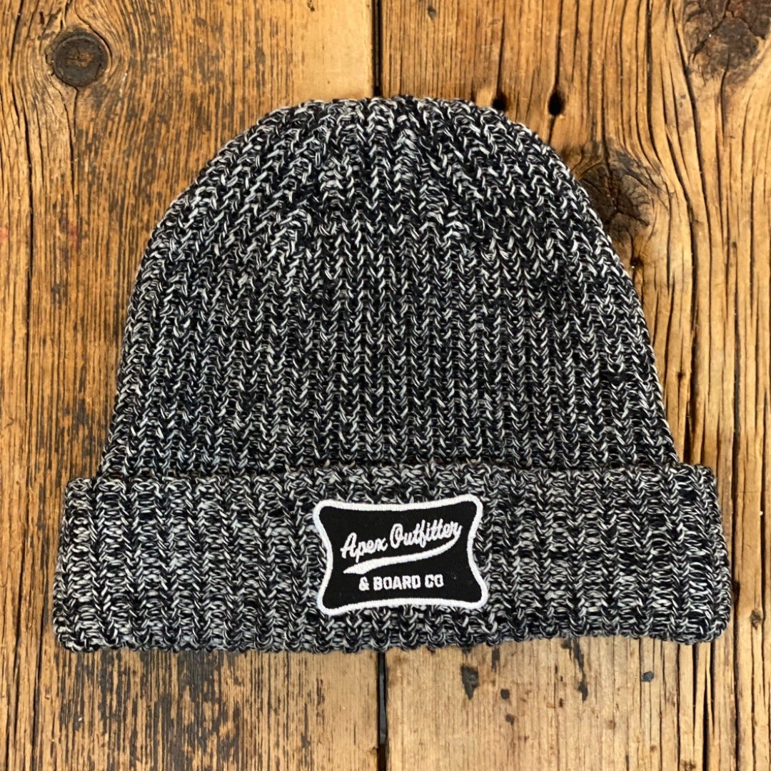 Apex Outfitter Varsity Beanie General Apex Outfitter & Board Co Black/White Heather