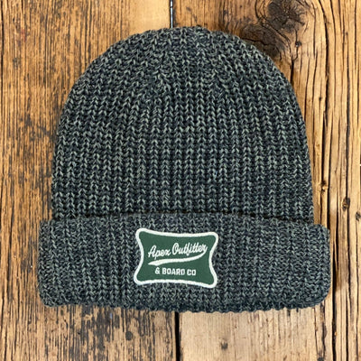 Apex Outfitter Varsity Beanie General Apex Outfitter & Board Co Forest Green/White