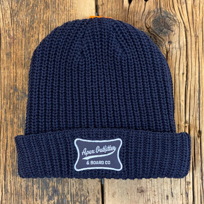 Apex Outfitter Varsity Beanie General Apex Outfitter & Board Co Navy