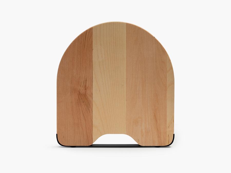 Barebones Living Maple & Steel Cutting Board General Barebones Living