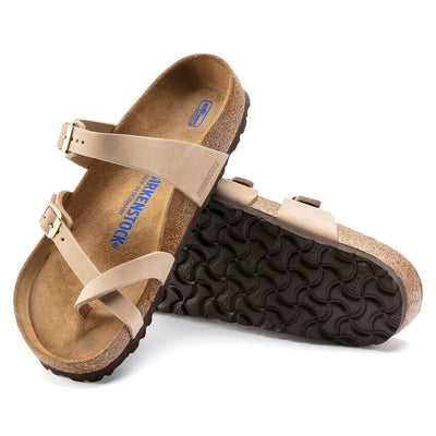 Birkenstock Franca Soft Footbed Sandal - Nubuck Leather Shoes Birkenstock