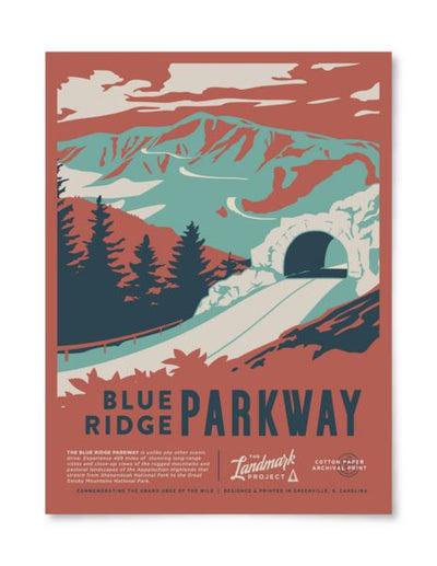 Blue Ridge Parkway - 12x16 Poster The Landmark Project