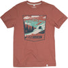 Blue Ridge Parkway T-shirt: Red Rocks / L The Landmark Project 