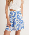 Marine Layer Bonnie Mini Skirt - Women's Skirts & Dresses Marine Layer Blue Tile Print 2
