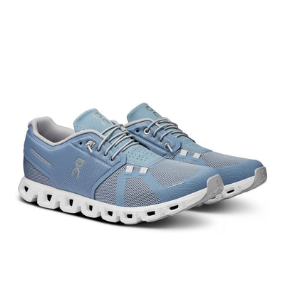 On Running Cloud 5 - Men's (Chambray/White) Shoes On Cloud