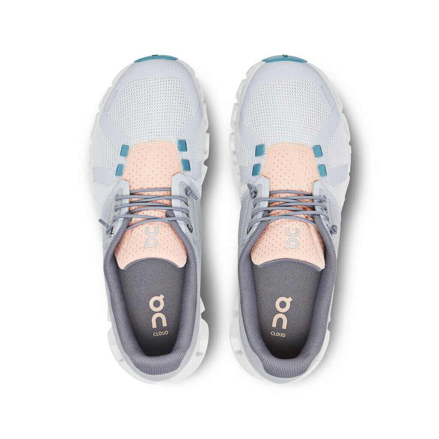 On Running Cloud 5 Push - Women's (Glacier/Undyed White) Shoes On Cloud 