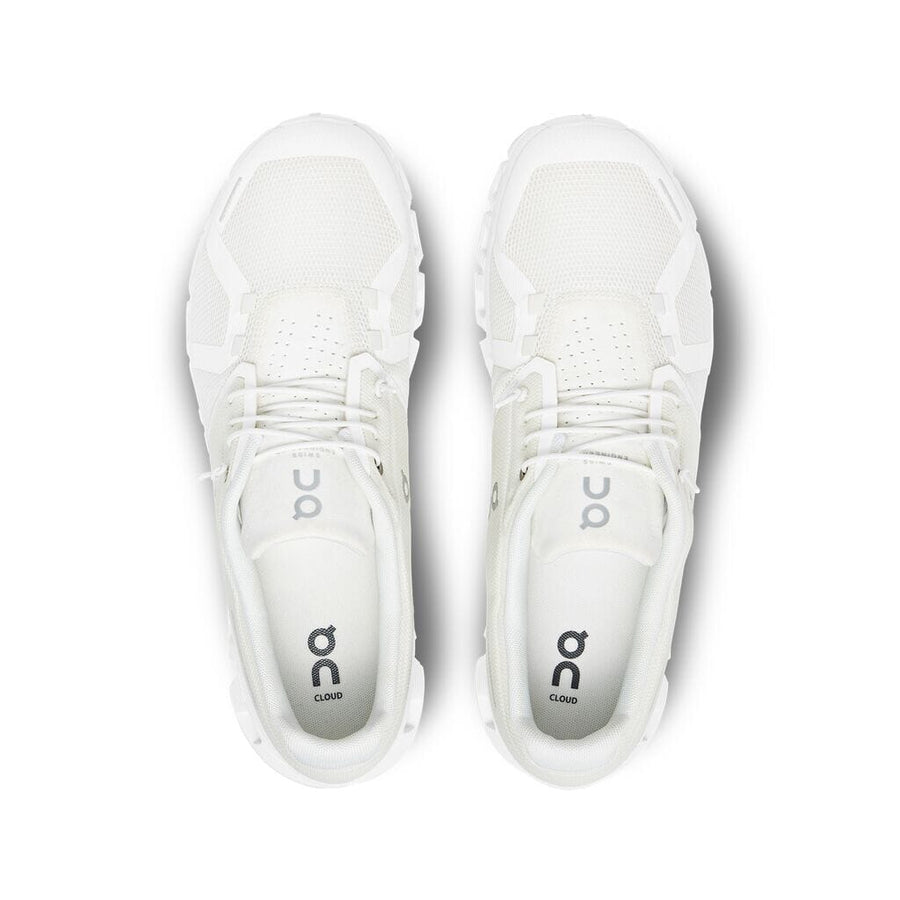 On Running Cloud 5 - Women's (Undyed White/White) Shoes On Cloud 