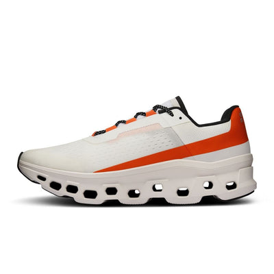 On Running Cloudmonster - Men's (Undyed White/Flame) General On Cloud