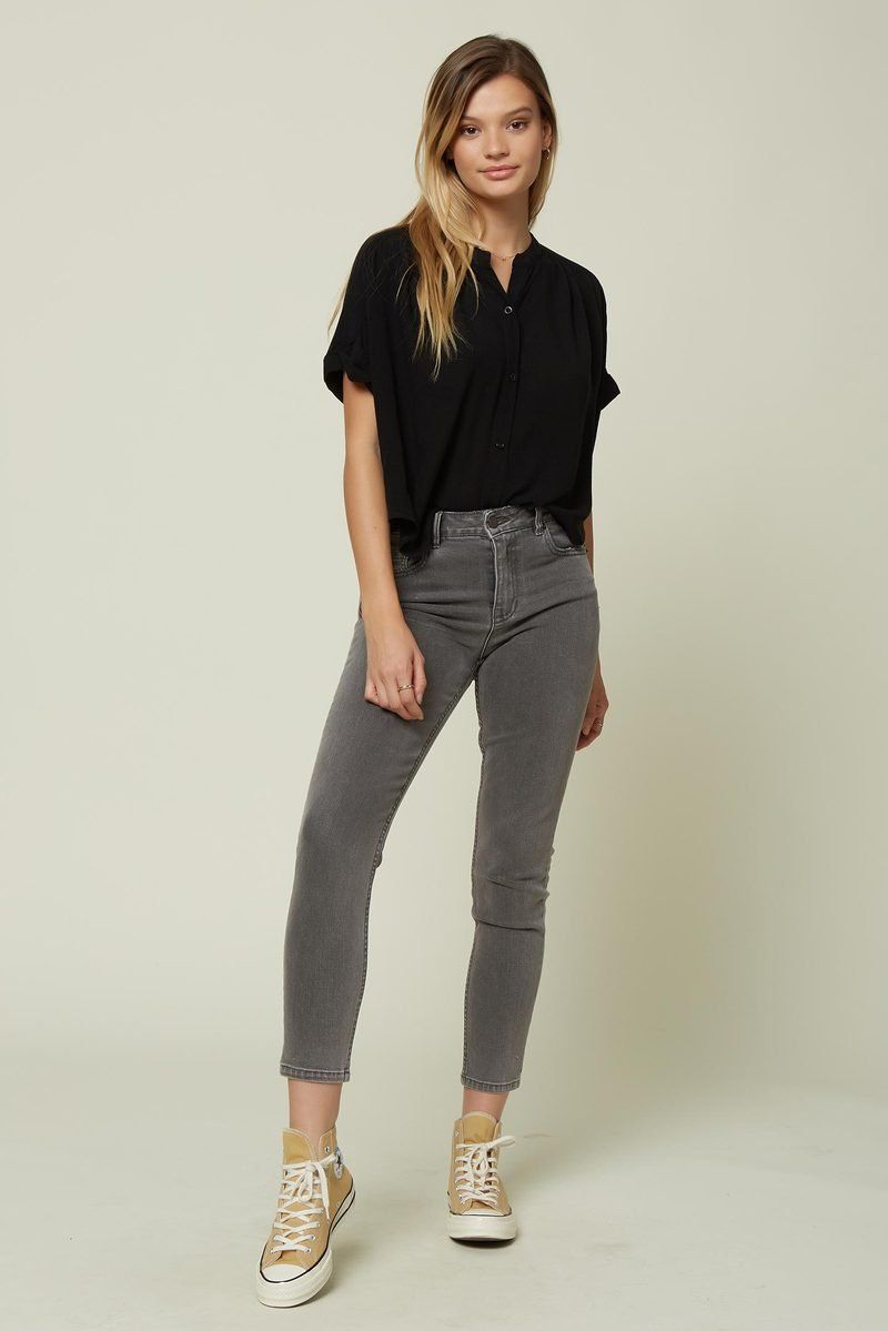 O'Neill Anthony Denim Jeans (Smoke Gray) - Women's General O'neill