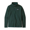 Patagonia Better Sweater 1/4 Zip - Womens Jackets & Fleece Patagonia Piki Green XS