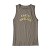 Patagonia Camp I.D. Organic Muscle Tee (Feather Grey w/Earth Dweller) - Women's Shirts Patagonia