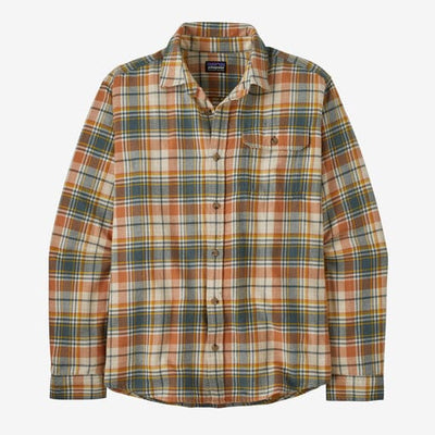 Patagonia Cotton in Conversion Lightweight Fjord Flannel Shirt - Men's General Patagonia Lavas: Fertile Brown S