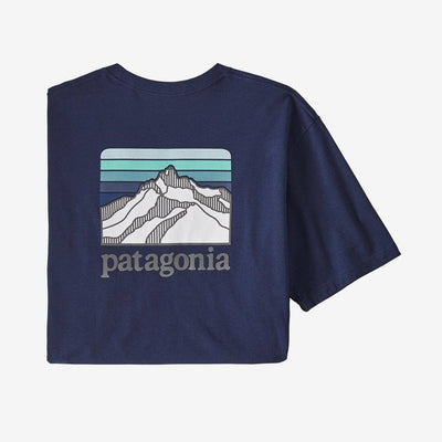 Patagonia Line Logo Ridge Pocket Responsibili-Tee General Patagonia S Classic Navy