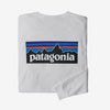 Patagonia Long-Sleeved P-6 Logo Responsibili-Tee - Men's General Patagonia XS White