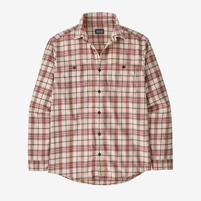 Patagonia Long Sleeved Pima Cotton Shirt - Men's Inventory Patagonia Channels: Burl Red S