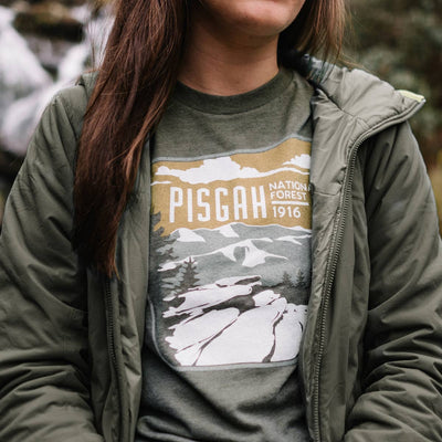 Pisgah National Forest T-shirt: S / Conifer The Landmark Project