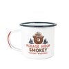 Please Help Smokey Enamelware Mug The Landmark Project 