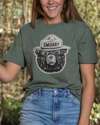 Smokey Logo T-shirt: XS / Smoke Grey The Landmark Project