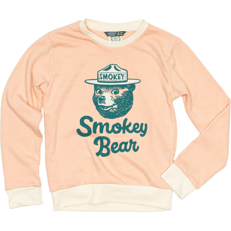 Smokey Signature Youth Crewneck Sweatshirt: S / Peach Blossom The Landmark Project 