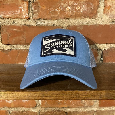 Summit and Sea Trucker Hat Inventory Summit and Sea Carolina Blue