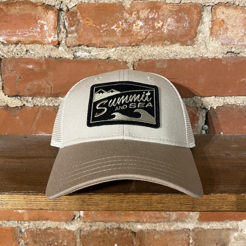 Summit and Sea Trucker Hat Inventory Summit and Sea Khaki/White