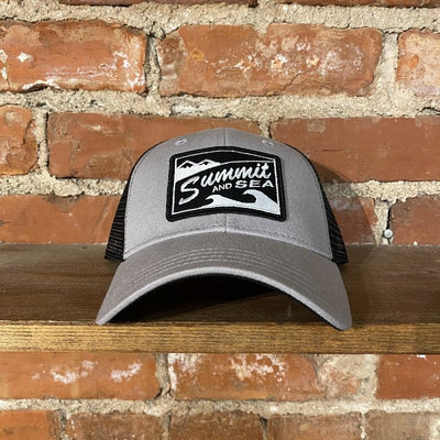 Summit and Sea Trucker Hat Inventory Summit and Sea Silver/Black