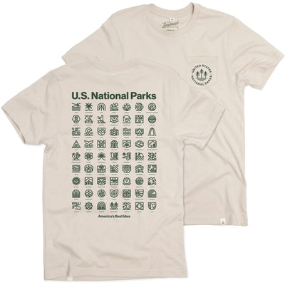 U.S. National Parks Pocket T-shirt: S / Dune The Landmark Project