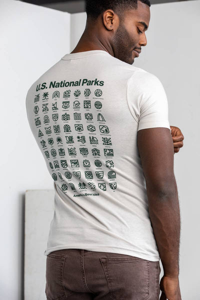 U.S. National Parks Pocket T-shirt: S / Dune The Landmark Project