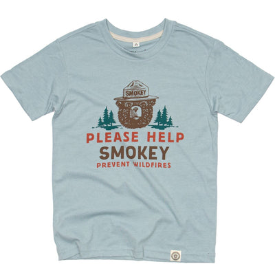 Youth Please Help Smokey T-shirt: S / Chambray The Landmark Project